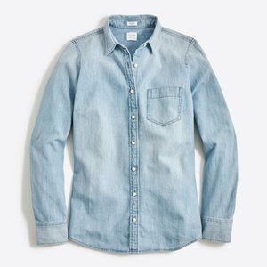 J Crew Perfect Fit Chambray Shirt
